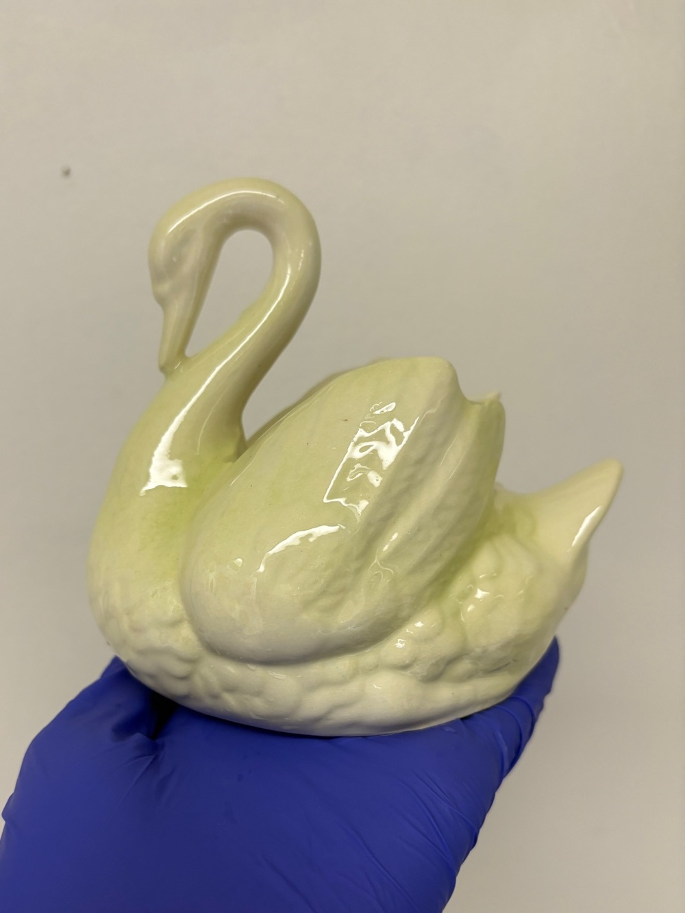 Vintage Ceramic Swan Trinket Dish